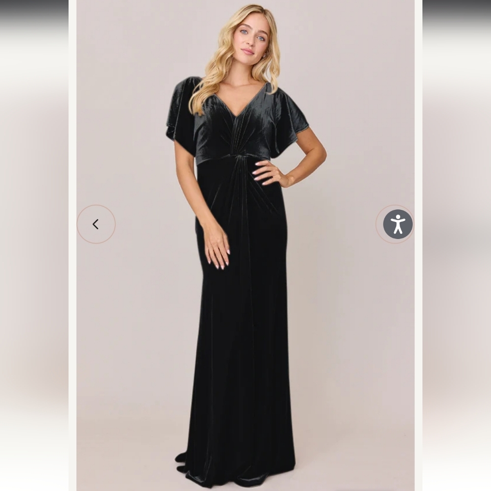 Revelry Black Velvet Maxi Dress
